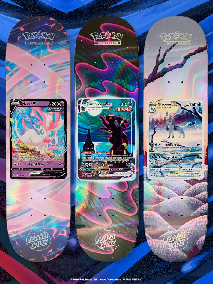 Santa Cruz x Pokemon TCG 30th Anniversary 2026 Blind Bag Skateboard Deck - Sealed