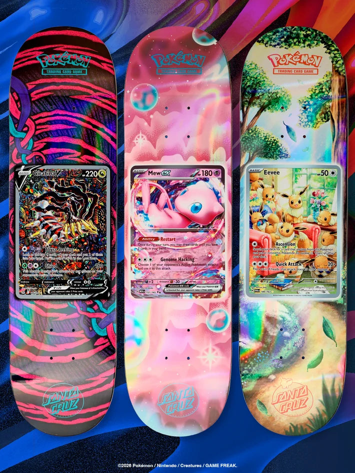 Santa Cruz x Pokemon TCG 30th Anniversary 2026 Blind Bag Skateboard Deck - Sealed