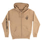 Independent Truck Co Bratrud Notebook Zip Hooded Sweatshirt Sandstone