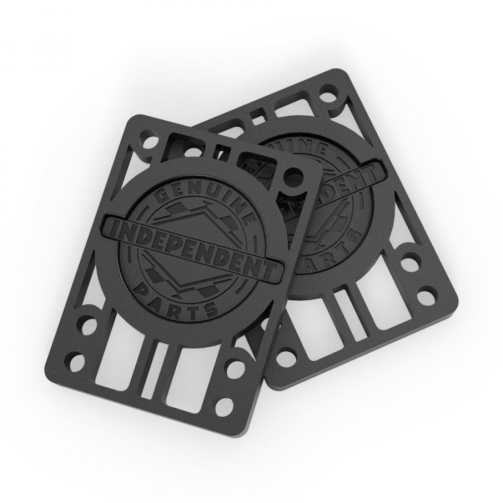 Independent 1/8" Riser Pads Black