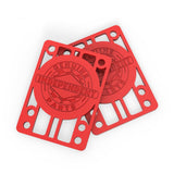Independent 1/8" Riser Pads Red
