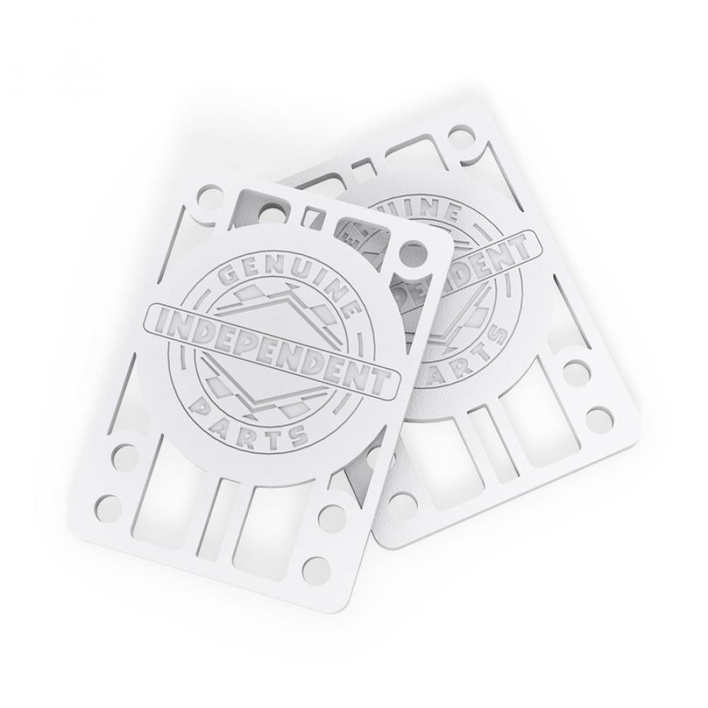 Independent 1/8" Riser Pads White