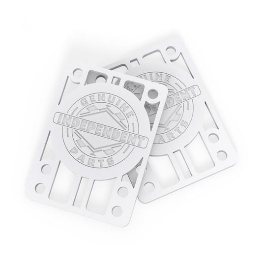 Independent 1/8" Riser Pads White