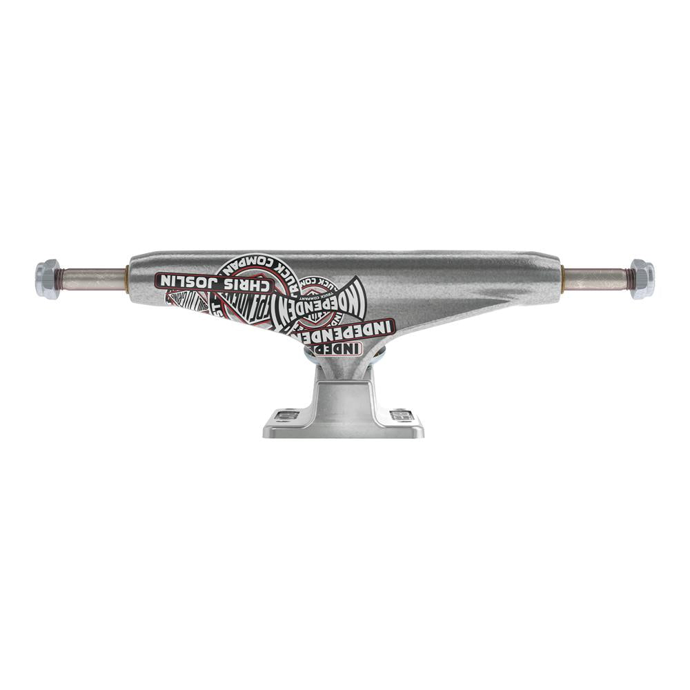 Independent Joslin Sticker Slap Forged Titanium Polished SilverSkateboard Trucks (Pair)