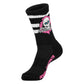 Powell Peralta Ripper Striped Cotton Socks Black/Pink