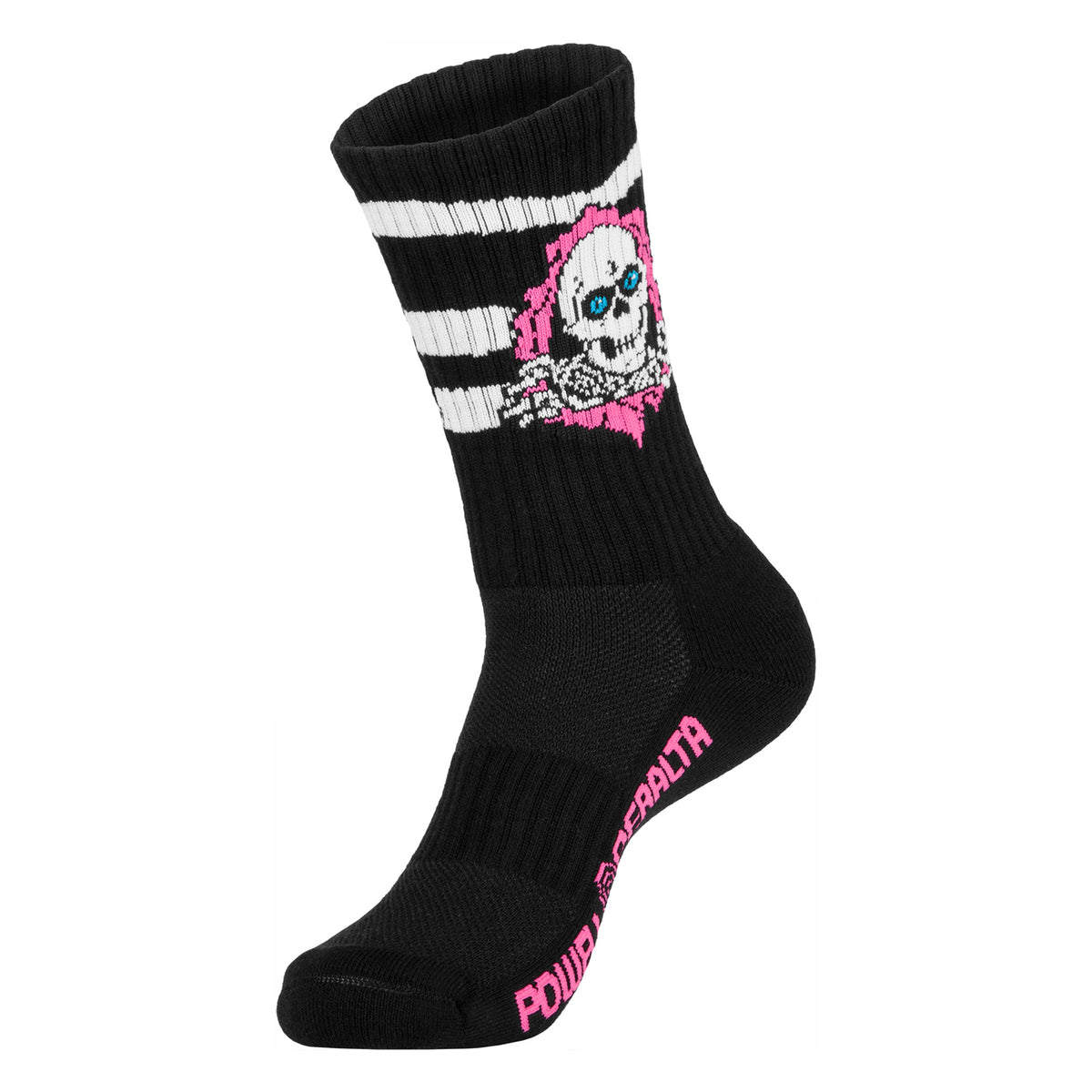 Powell Peralta Ripper Striped Cotton Socks Black/Pink