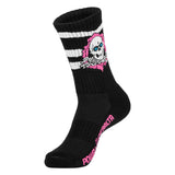 Powell Peralta Ripper Striped Cotton Socks Black/Pink