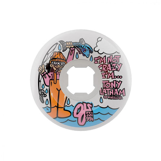 OJ Wheels Elite Full Combo White 53mm Skateboard Wheels (4Pk)