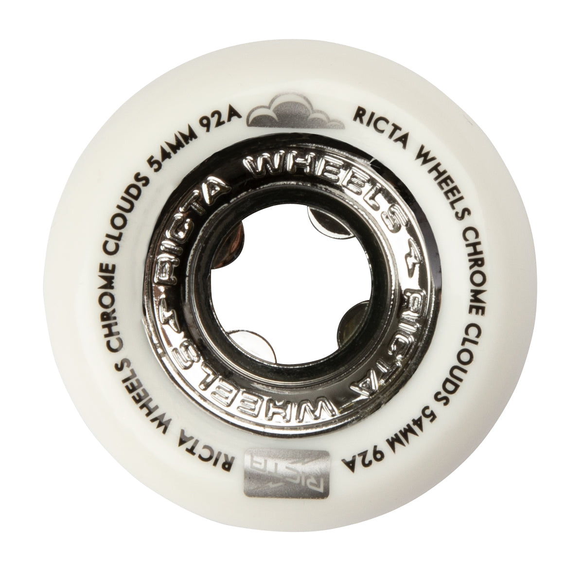 Ricta Wheels Chrome Clouds Black 92a 54