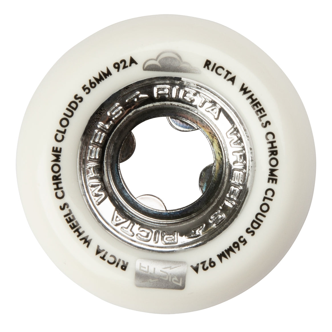 Ricta Wheels Chrome Clouds Black 92a 56