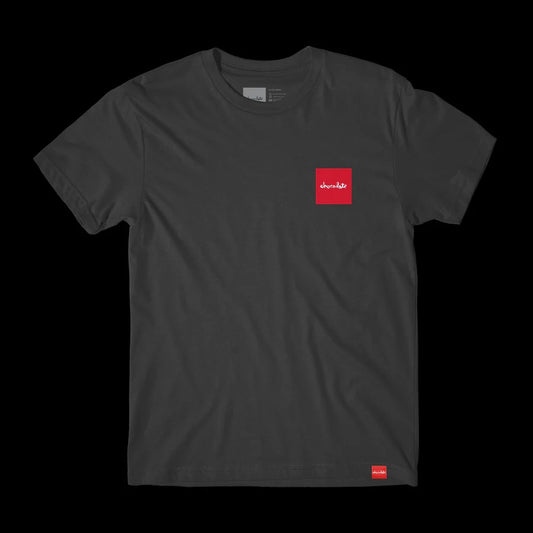 Chocolate Red Square Comfort Tee Graphite