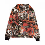 Santa Cruz Collage Zip Hooded Sweatshirt