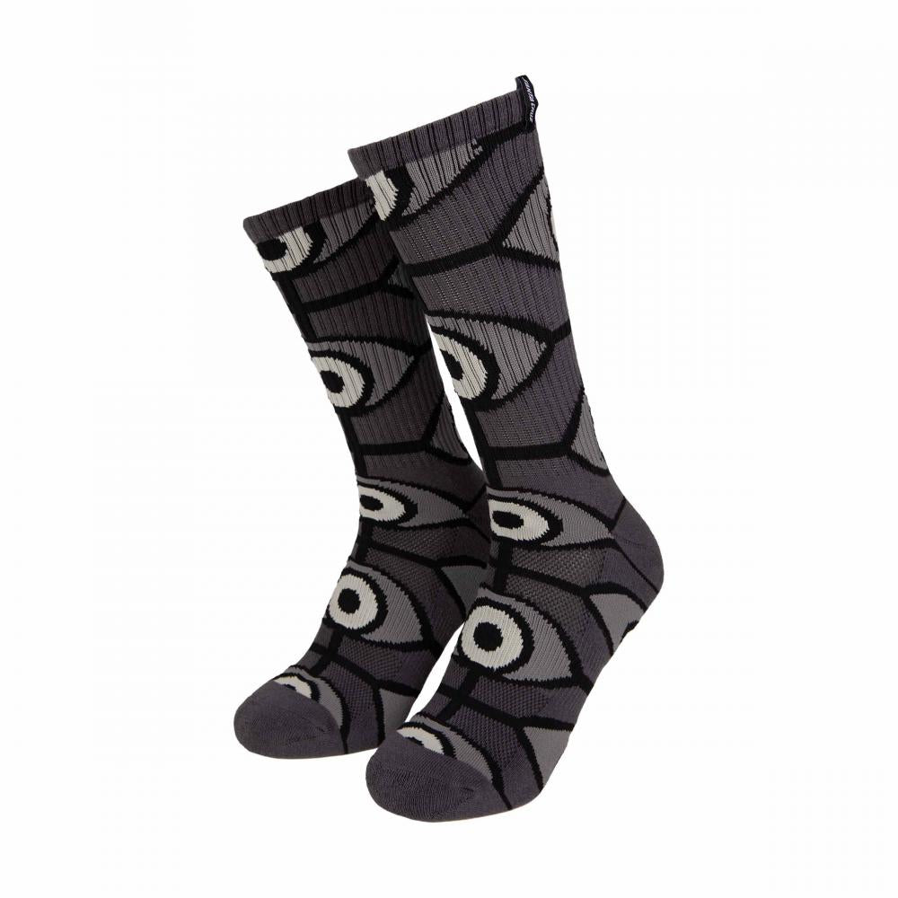 Santa Cruz Salba Eyes Socks Black/White (2Pk)