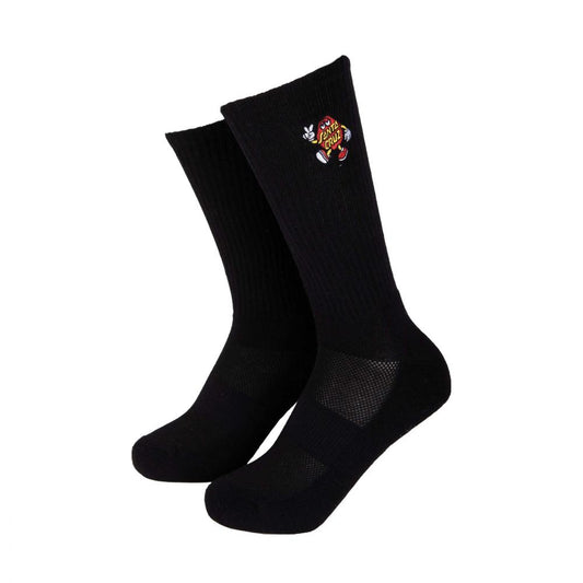 Santa Cruz Dot Guy Socks Black