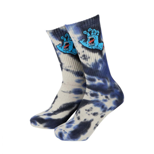 Santa Cruz Screaming Hand Tie Dye Sock