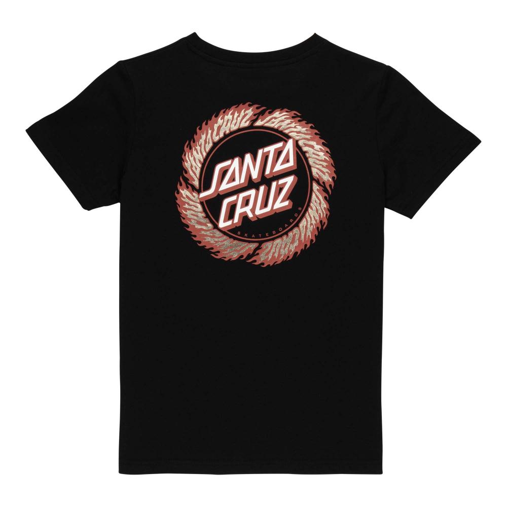 Santa Cruz Flame Ringed Dot Kids T-Shirt