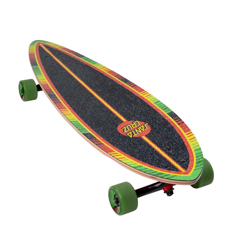 Santa Cruz Serape Dot Pintail Complete Longboard Multi 33 IN