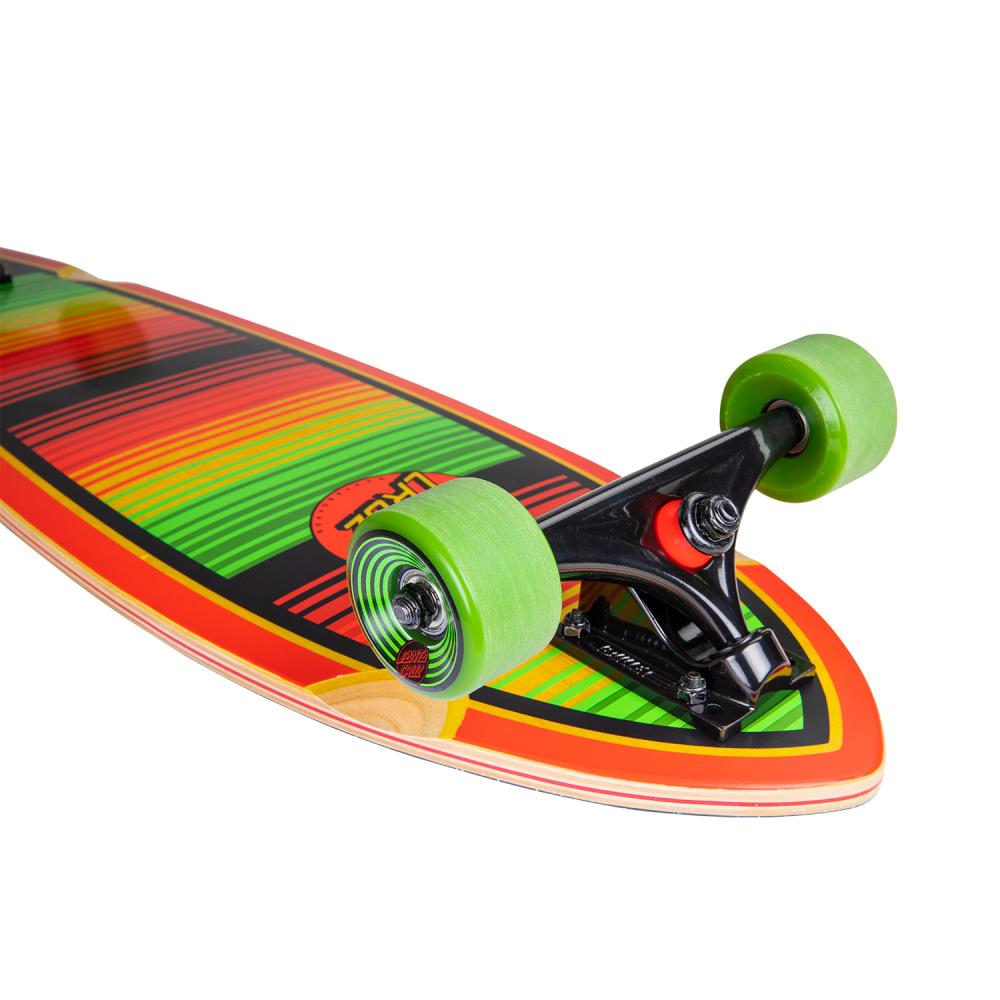 Santa Cruz Serape Dot Pintail Complete Longboard Multi 33 IN