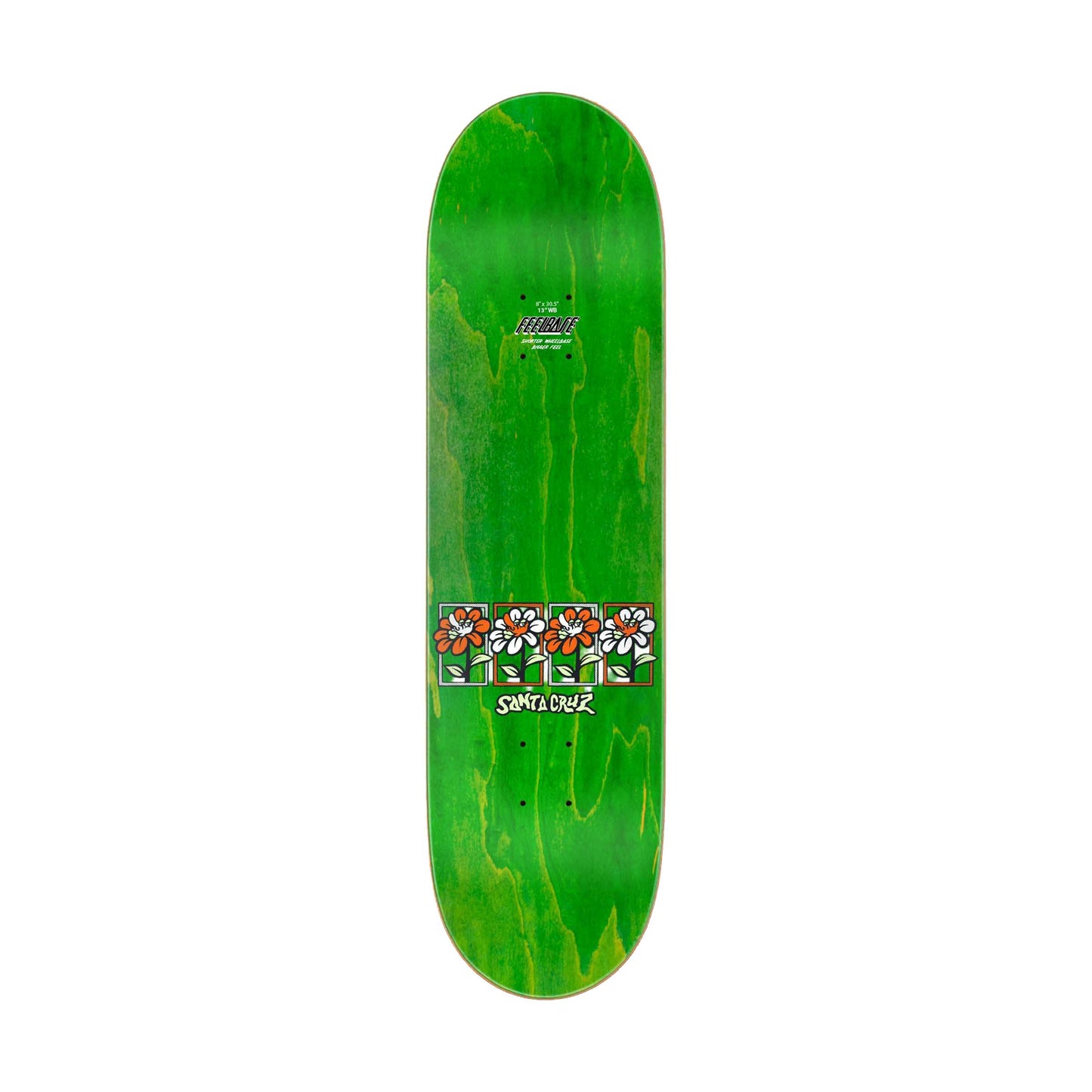 Santa Cruz Pro Deck Delfino Flower Frame FeelBase 8
