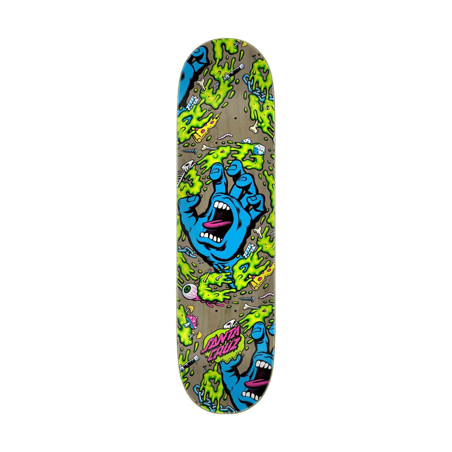 Santa Cruz Birch Deck Slime Scream 7 Ply 8.25