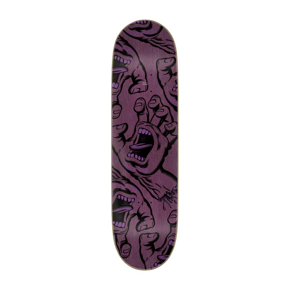 Santa Cruz Team Crowded Hand Skateboard Deck 8.5"