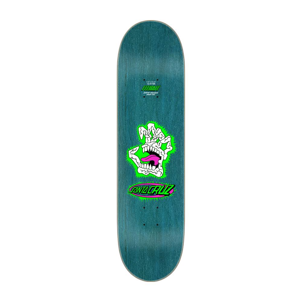 Santa Cruz Team Scribble Head Feelbase Skateboard Deck 7.75"