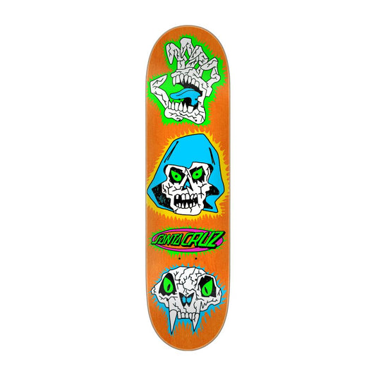 Santa Cruz Team Scribble Head Feelbase Skateboard Deck 7.75"