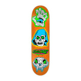 Santa Cruz Team Scribble Head Feelbase Skateboard Deck 7.75"