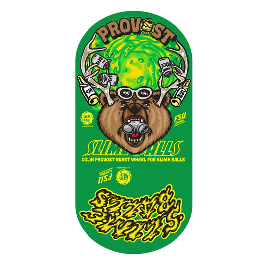 Slime Balls Colin Provost Beer Guest 54mm Orange Skateboard Wheels (4Pk)