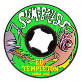 Slime Balls Templeton Vomit 99A 58mm Black Skateboard Wheels (4Pk)