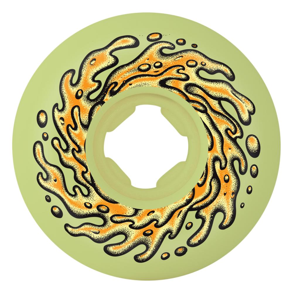 Slime Balls OG Eggs GITD 99A 45mm Green Skateboard Wheels (4Pk)
