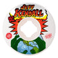 Slime Balls Kendall End Of The World 92A 56mm White Skateboard Wheels (4Pk)
