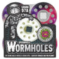Slime Balls Worm Holes 97A 58mm White Skateboard Wheels (4Pk)