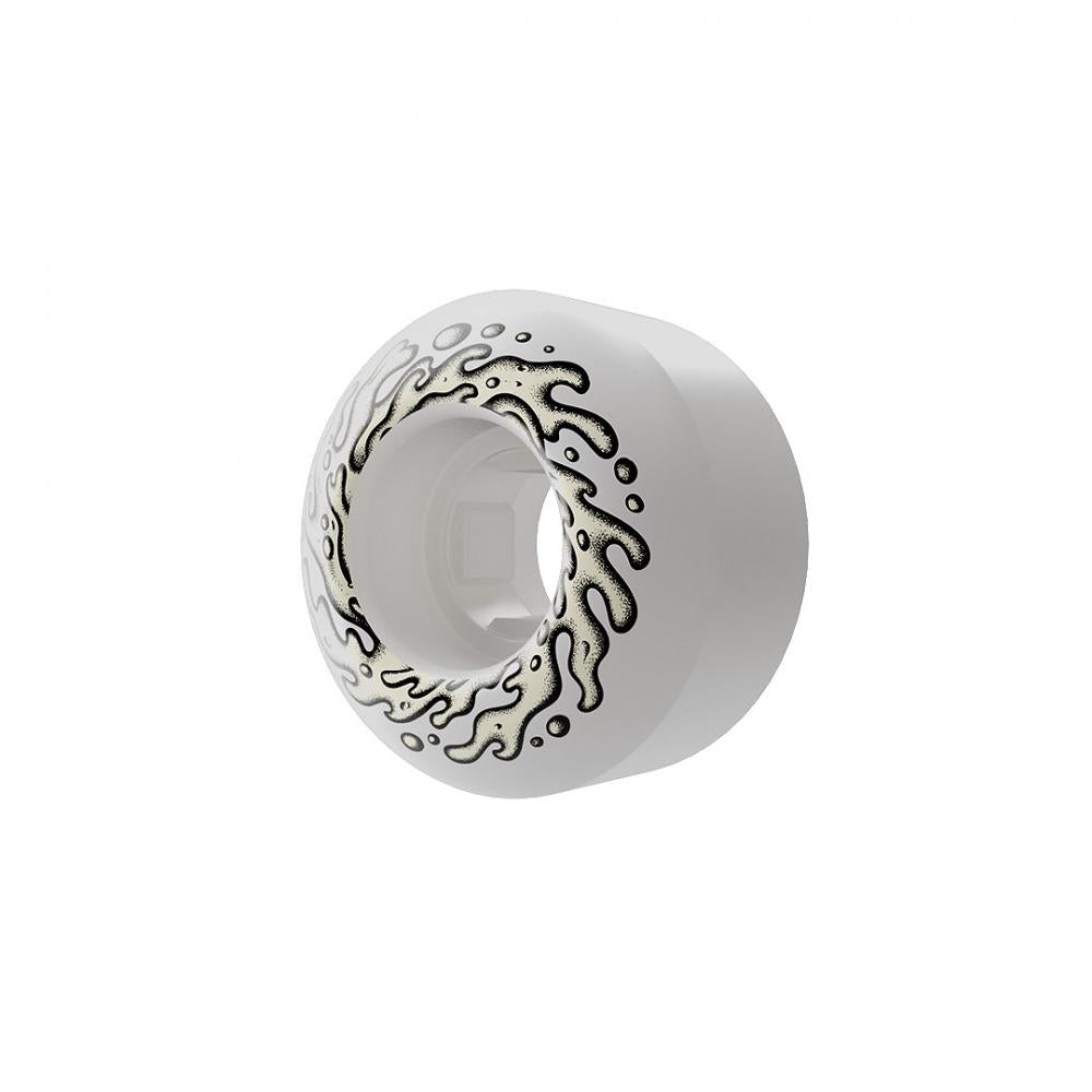 Slime Balls Sour Milk Mini Chubbies 99A 45mm White Skateboard Wheels (4Pk)