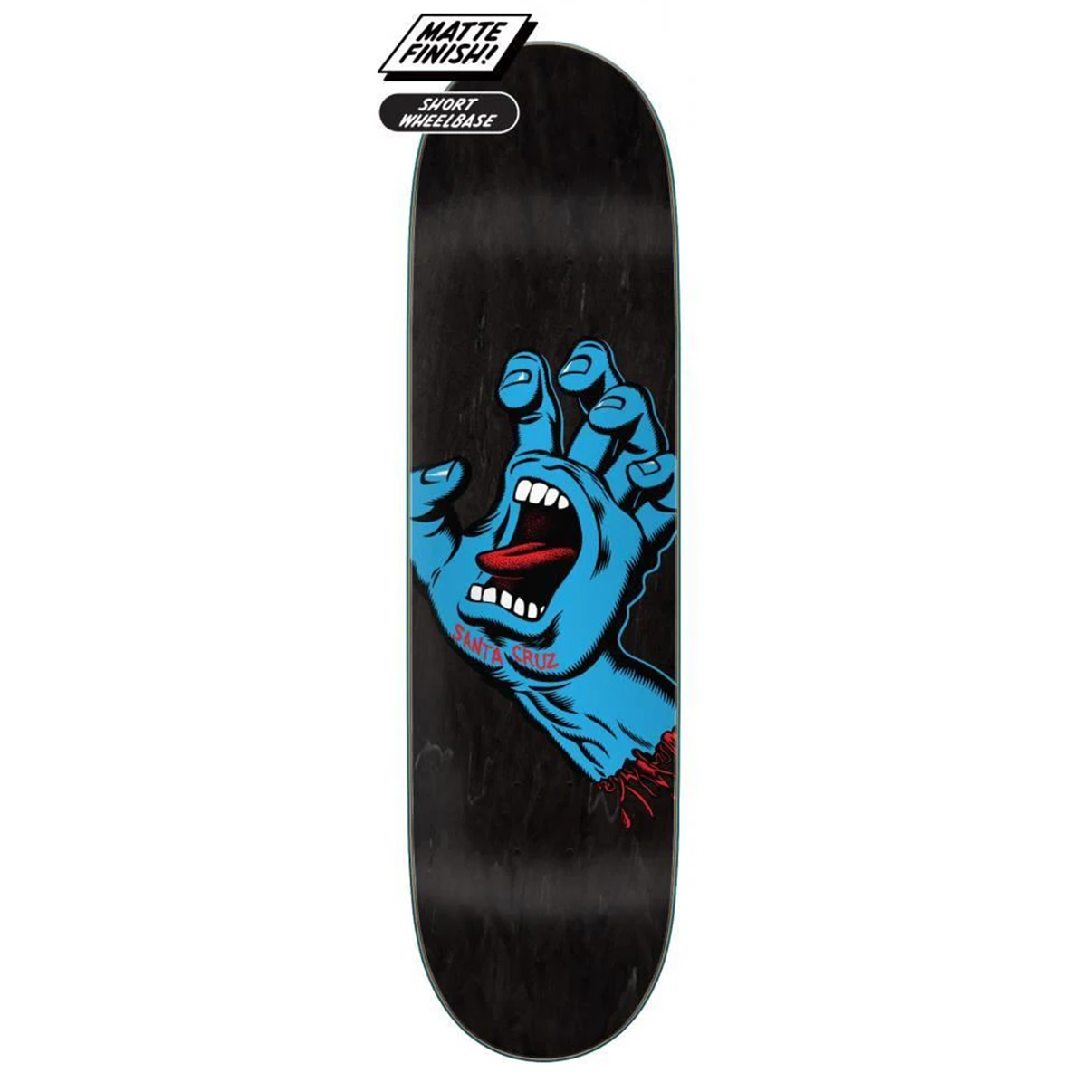 Santa Cruz Logo Deck Screaming Hand 8.6