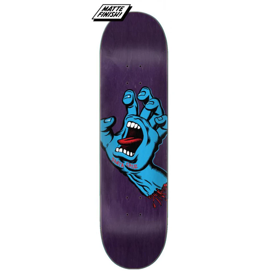 Santa Cruz Logo Deck Screaming Hand 8.375