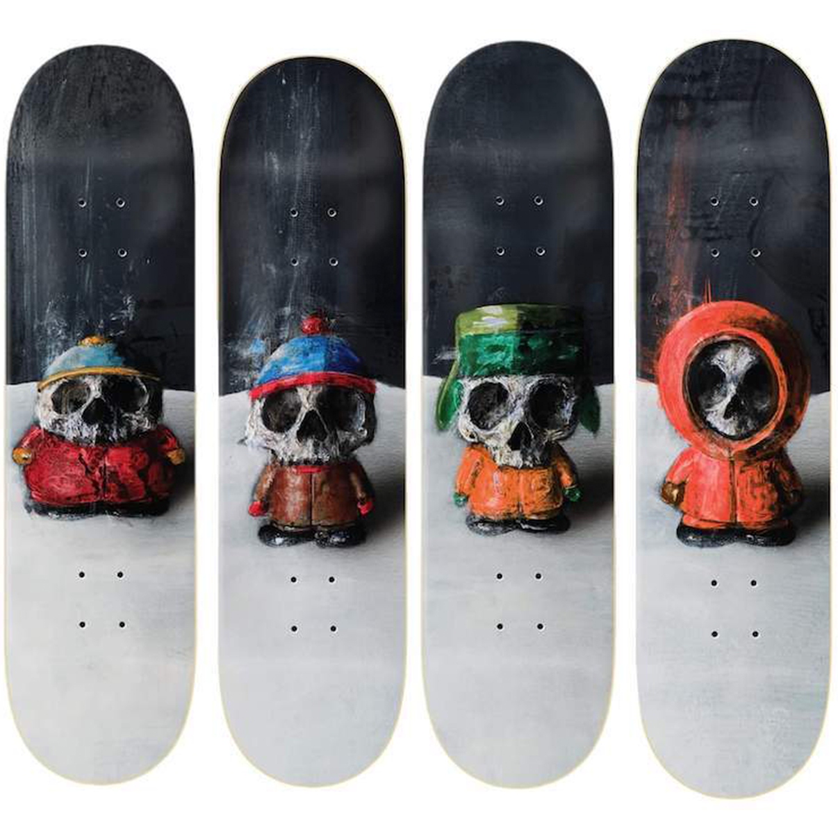 Zero Skateboard Deck South Park Horror Brandon Burleigh 8.5"