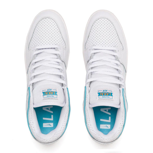 Lakai Telford Low x Rob Welsh White Leather Skate Shoes