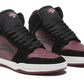 Chaussures de skate Lakai Telford - Noir/bordeaux