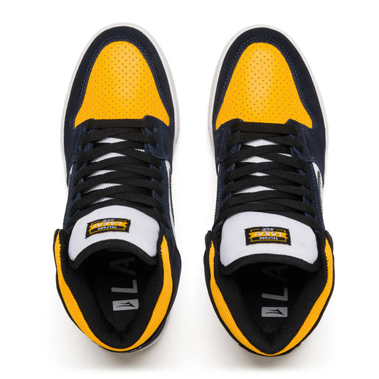 Lakai Telford Skate Shoes - Navy/Yellow