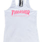 Thrasher Girls Magazine Racerback Vest White