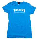 Thrasher Girls Skate Mag Logo T-Shirt Teal
