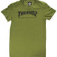 Thrasher Girls Skate Mag Logo T-Shirt Olive