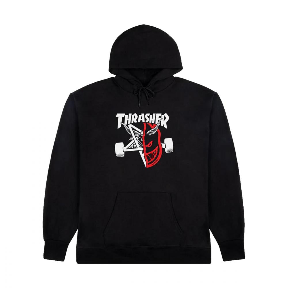 Thrasher x Spitfire Thrash & Burn Hooded Sweatshirt Black