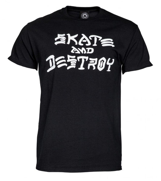Thrasher Skate & Destroy Long T-Shirt Black