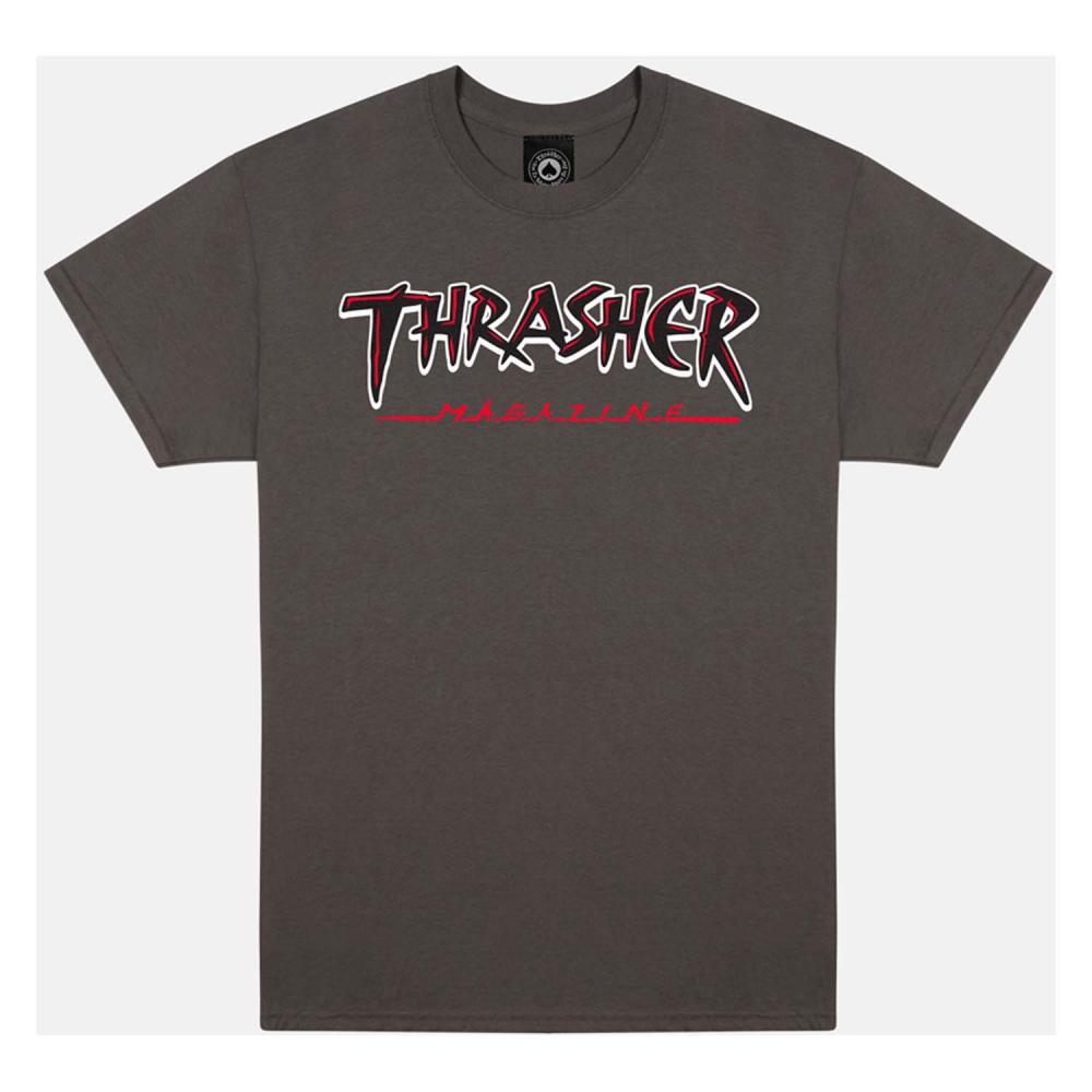 Thrasher Slash T-Shirt Charcoal