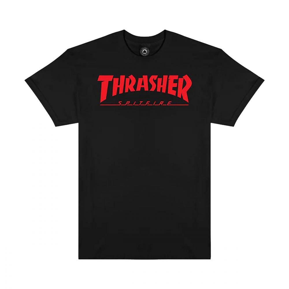 Thrasher X Spitfire Big Head Jake T-Shirt Black