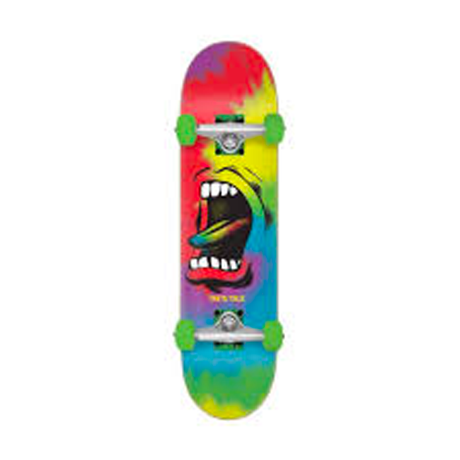 Santa Cruz Big Mouth Tie Dye Full Complete Skateboard – 8.0″