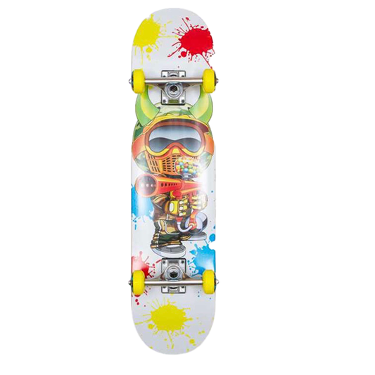 Speed Demons Paintballer Multi Complete Skateboard 7.75"