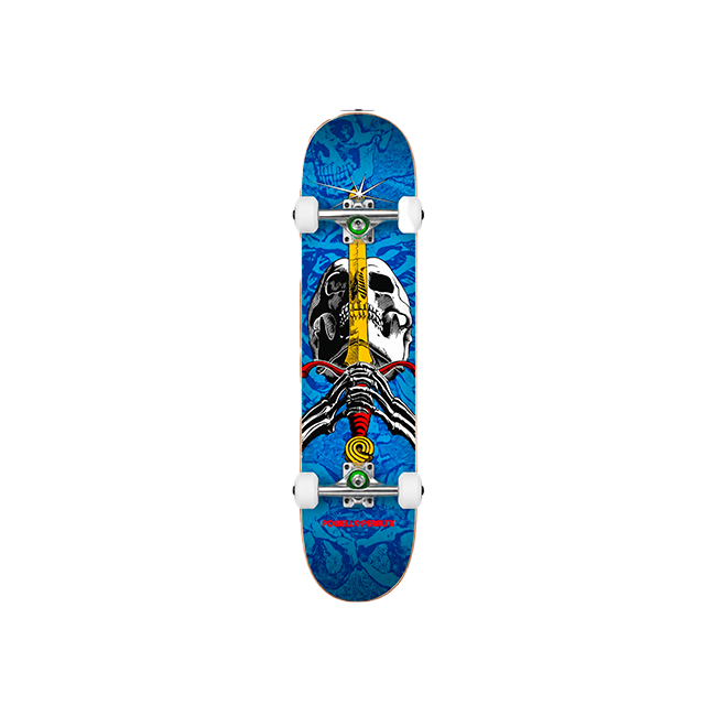 Powell Peralta MINI Skull & Sword Complete Skateboard 8"